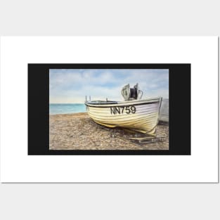 Fishing Boat On Shingle Posters and Art